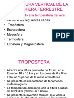 Estructura Vertical de La Atmosfera Terrestre