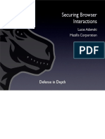 Securing Browser Interactions: Defense in Depth