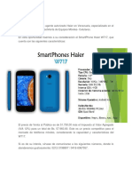 Haier W717 Propuesta