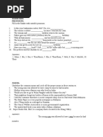 Form 1 English Grammar Exercises | PDF | Grammar | Linguistics