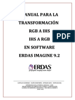 Manual RGB a IHS en Erdas Imagine