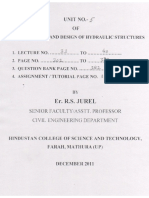 Hydraulic Structure UNIT 5 PDF