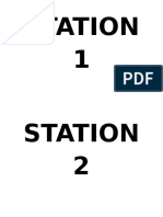 STATION 1