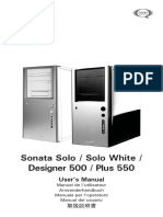 Sonata Designer500 Plus550 en Manual