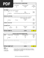 Inlet Flow For Out Breathing: Total Pump in m3/hr 20