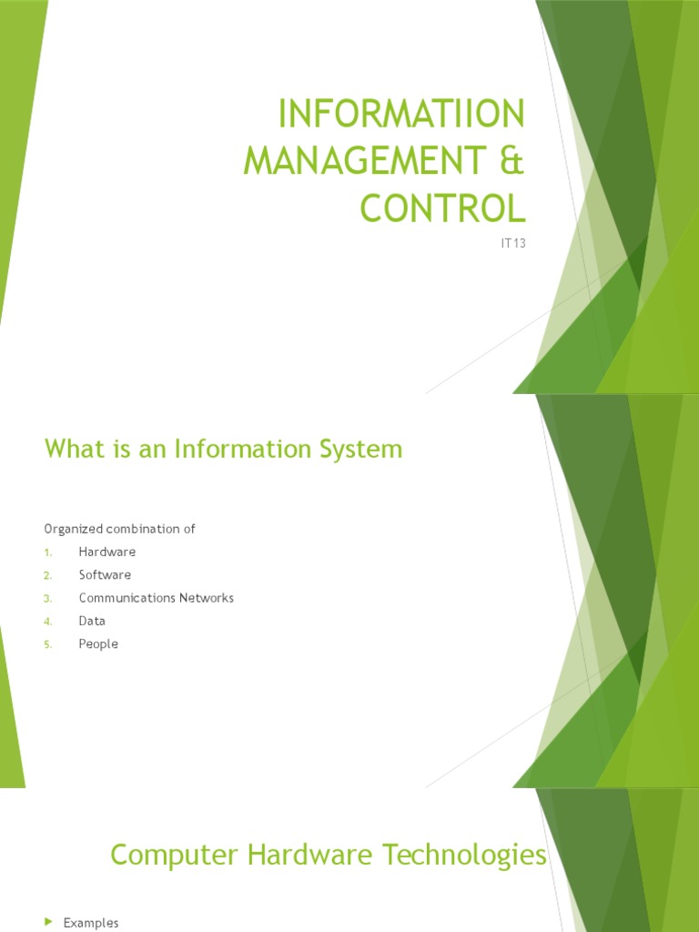Information Systems Management Overview | PDF | Strategic Management ...