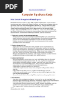 Download Kumpulan Tips Dunia Kerja by Almi Zarindi SN32153676 doc pdf