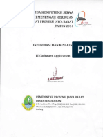 Soal LKS IT Software Application Tingkat Provinsi Jawa Barat 2014