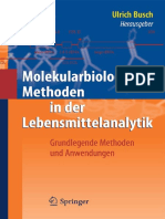 (SPR.) Busch, Molekularbiologische Methoden in Der Lebensmittelanalytik (2010)