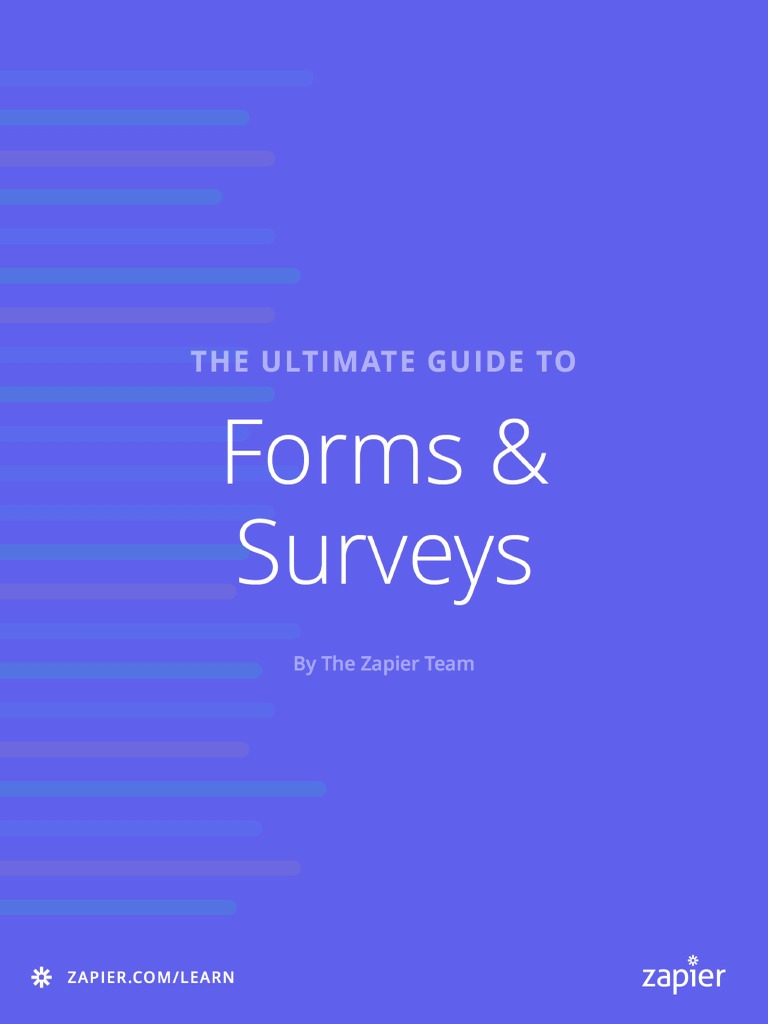 The Ultimate Guide To Forms And Surveys Pdf Word Press - 