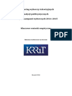 Monitoring Wyborczy - Przegląd 2014-2015