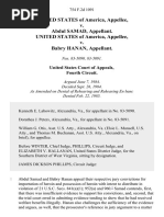 United States v. Abdul Samad, United States of America v. Babry Hanan, 754 F.2d 1091, 4th Cir. (1985)