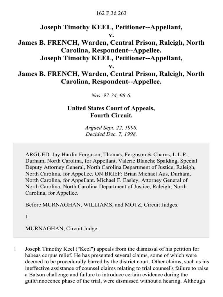 United States Court of Appeals, Fourth Circuit | PDF | Batson V ...