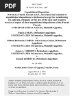 United States v. Paul Luskin, United States of America v. Milton Bachman Cohen, A/K/A Sonny Cohen, United States of America v. James J. Liberto, United States of America v. Joseph Liberto, 885 F.2d 867, 4th Cir. (1989)