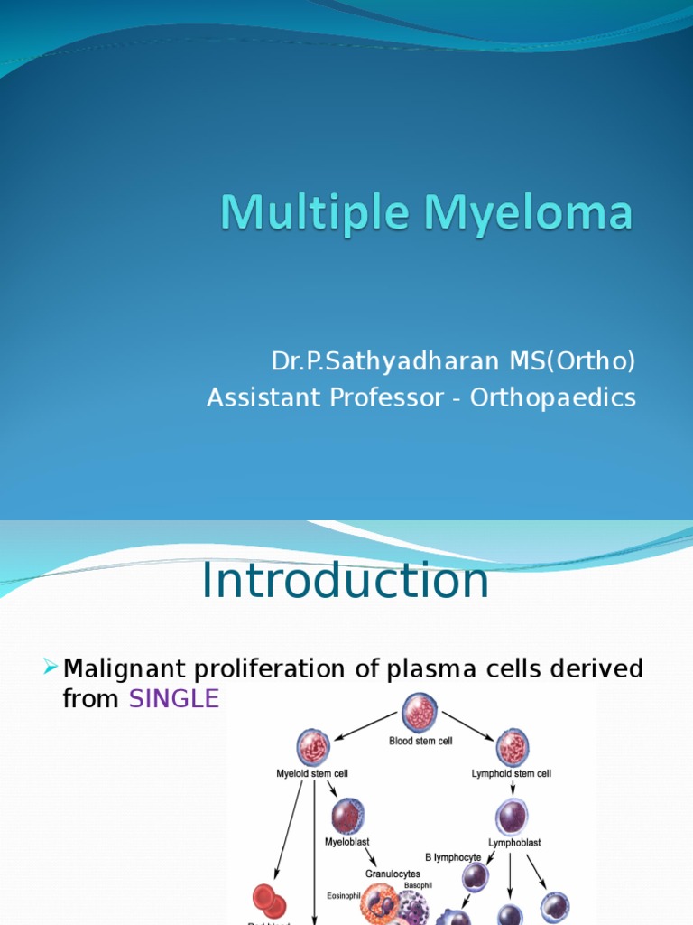 Multiple Myeloma Pdf : Multiple Myeloma: Diagnosis and Treatment – ANHVI