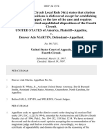 United States v. Denver Ade Martin, 108 F.3d 1374, 4th Cir. (1997)