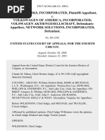 Virtual Works, Incorporated v. Volkswagen of America, Incorporated Volswagen Aktiengesellschaft, Network Solutions, Incorporated, 238 F.3d 264, 4th Cir. (2001)