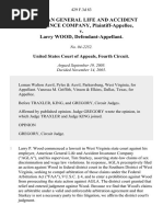 American General Life and Accident Insurance Company v. Larry Wood, 429 F.3d 83, 4th Cir. (2005)