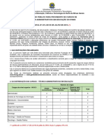 Edital Nº 273-2016 - Concurso de Técnico-Administrativos Em Educação Do IFNMG