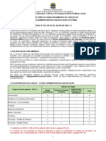 Edital Nº 273-2016 - Concurso Técnico-Administrativos Em Educação Do IFNMG (Versão Corrigida Item 9.2)