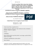 United States v. Afnan Jerome Parker, United States of America v. Afnan Jerome Parker, 99 F.3d 1132, 4th Cir. (1996)