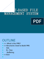 Object Based File Management System