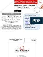 Directiva Nº 007 2013 Cg Oea