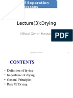 Lecture 8 - Drying