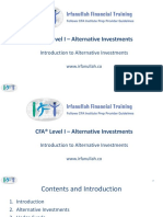 R60 Introduction To Alternative Investments