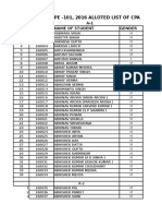 Pe List Students