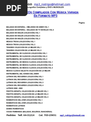 Compilados En Mp3