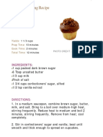 Caramel Frosting Recipe PDF