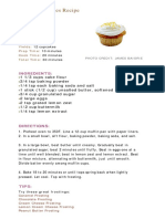 Lemon Cupcakes Recipe PDF
