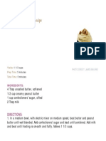 Peanut-Butter Frosting Recipet PDF