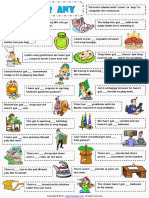 Quantifiers Some or Any Worksheet