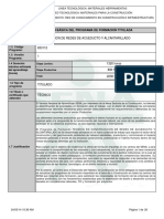 CONSTRUCCION DE REDES DE ACUEDUCTO Y ALCANTARILLADO  V= 1