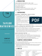 Taylor Ratkiewicz Official Resume
