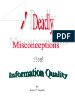 Larry English 7 Deadly Misconceptions About Information Quality