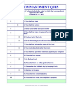 Ten Commandment Quiz 02