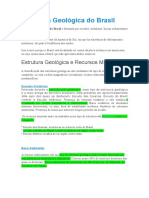 Estrutura Geológica Do Brasil