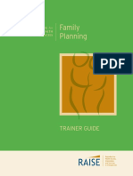 family planning trainer guide