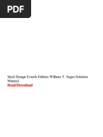 Download Steel Design Fourth Edition William t Segui Solution Manual by Santiago Arenas Ramirez SN321637541 doc pdf