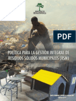 Politica Residuos Solidos Municipales