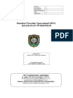 Spo Keamanan Puskesmas