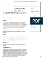 Los Sistemas de Información Como Herramienta para La Competitividad Organizacional - Montoya - Lupa Empresarial PDF