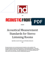 Acoustic Measurement Standards