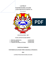 Laporan Hasil Praktikum Spektrofotometri VIS - Paracetamol
