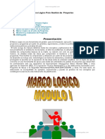 Marco Logico Gestion Proyectos