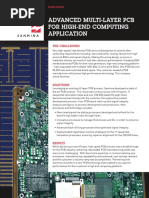 Sanmina PCB Casestudy