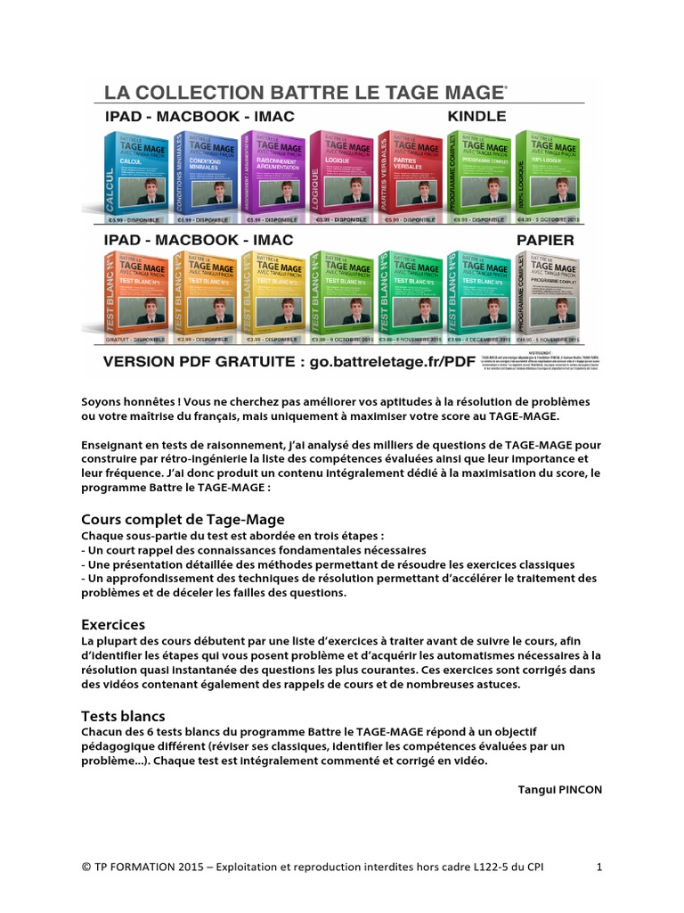 La Bible Du Tage Mage Pdf Gratuit Battre Le Tage Mage | PDF | Organisme génétiquement modifié | Business